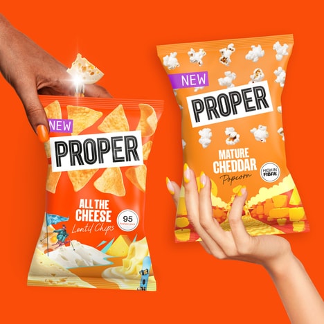 High-Fiber Cheese-Flavored Snacks