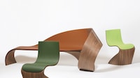 Sculptural Mixed-Material Artful Furniture Image 1