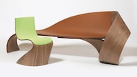 Sculptural Mixed-Material Artful Furniture Image 4