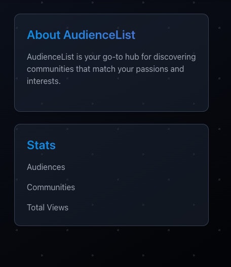 Community Discovery Tools