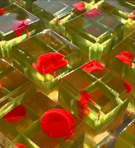 Dirty Martini Jelly Shots