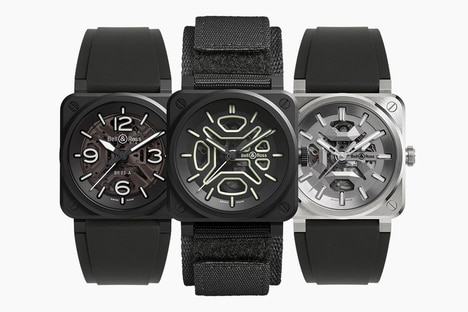 Industrial Skeletal Timepieces