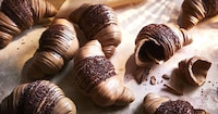 Hollow Chocolate Croissants Image 1