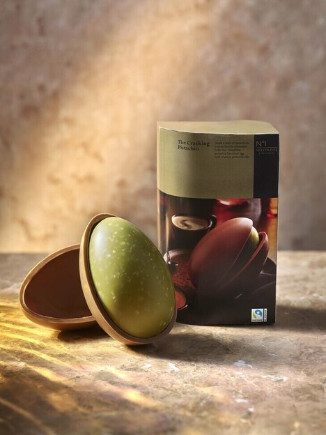 Cracking Pistachio Easter Eggs