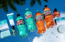 Tropical-Themed Soda Collabs