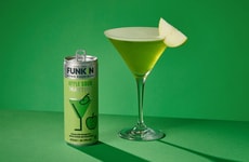 Canned Sour Apple Martinis