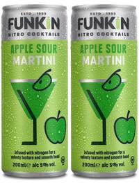 Canned Sour Apple Martinis Image 2
