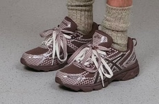 Collaborative Gingham-Covered Sneakers