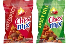 Spicy Cereal-Based Snack Mixes