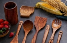 Artisanal Wooden Kitchen Tools