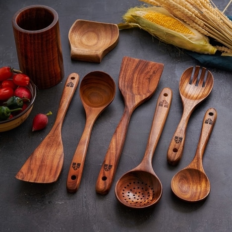 Artisanal Wooden Kitchen Tools