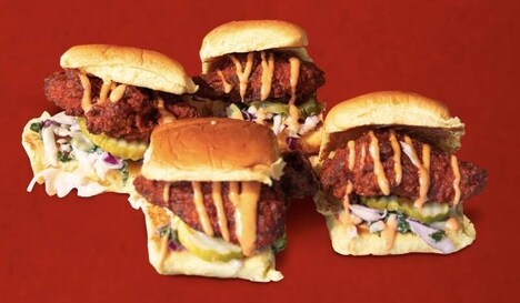 Miniature Spicy Slider Sandwiches