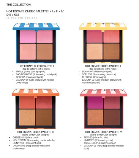 Coastal France Cosmetics Collections