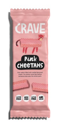Nostalgic Pink-Hued Wafer Snacks