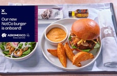 Plant-Based Airline Burgers
