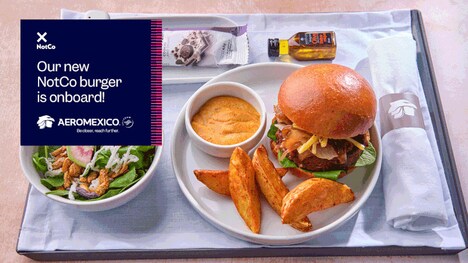 Plant-Based Airline Burgers