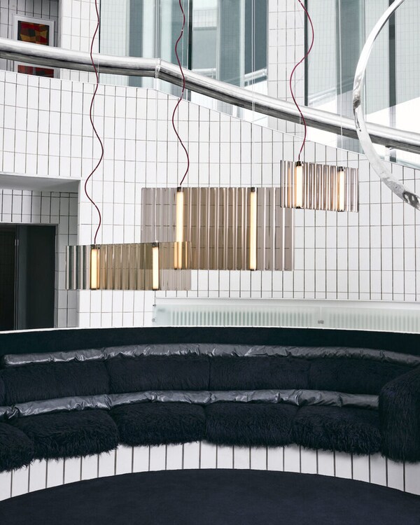 Theatrical Curtain-Inspired Lamps