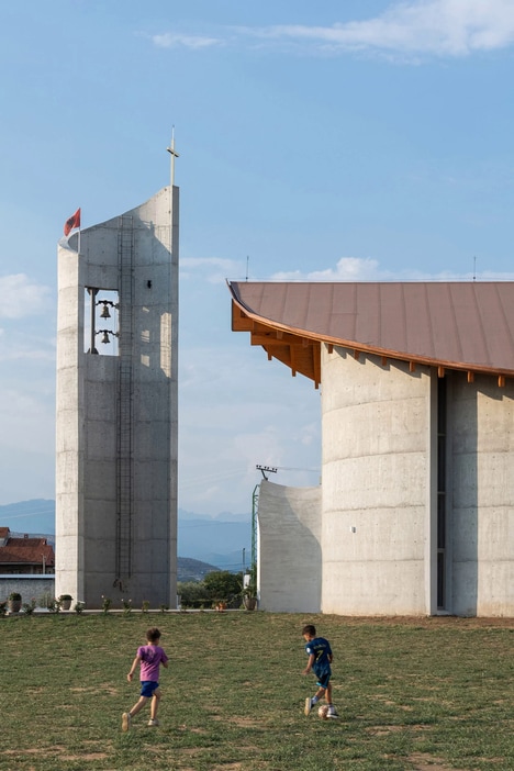 Albanian Sleek Concrete Chuches