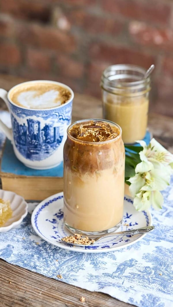 Salty-Sweet Tahini Lattes