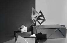 Sculptural Geometric Desk Organizers