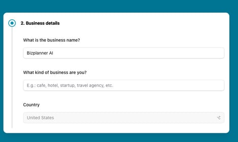 Fast Business Planning