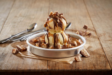 Candy Bar Skillet Cookies
