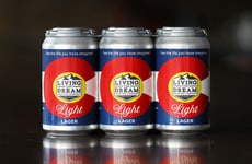Eye-Catching Light Lager Cans