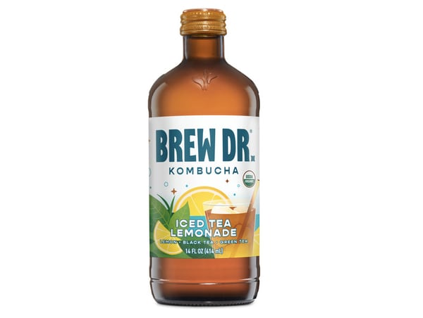 Iced Tea Lemonade Kombuchas