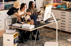 Moveable Freestanding PC Monitors