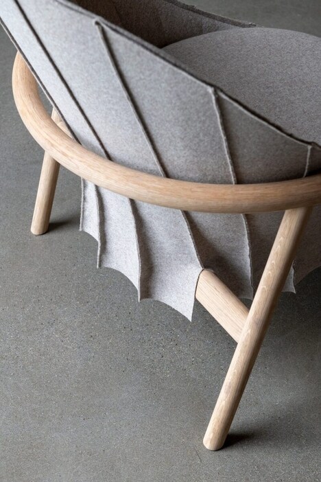Collaborative Drapey Upholstered Chairs