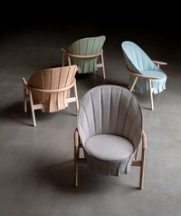 Collaborative Drapey Upholstered Chairs Image 2
