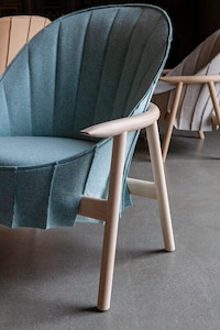 Collaborative Drapey Upholstered Chairs Image 3