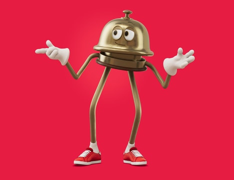 Anthropomorphic Bell Mascots
