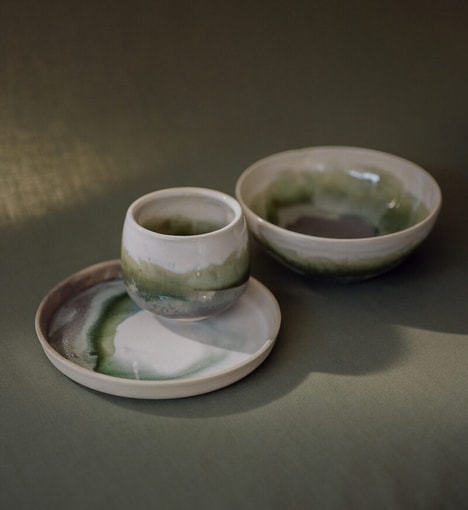 Natural Landscape-Inspired Ceramics