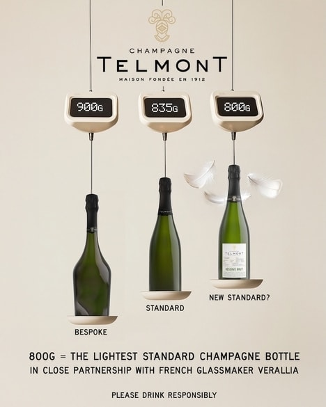 Ultra-Lightweight Champagne Bottles