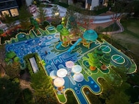 Abstract Colorfully Vibrant Playscapes Image 2
