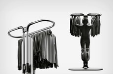 Pull-Up Bar-Integrated Clothing Racks