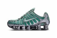 Teal-Metallic Sneaker Models Image 1