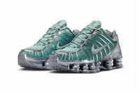 Teal-Metallic Sneaker Models Image 4