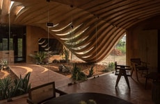 Wavy Concrete Roof-Topped Homes