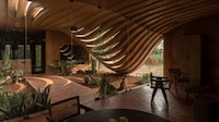 Wavy Concrete Roof-Topped Homes
