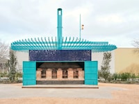 Public Sculptural Pergola Barbecues Image 1