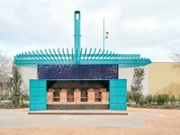 Public Sculptural Pergola Barbecues