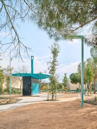 Public Sculptural Pergola Barbecues Image 2