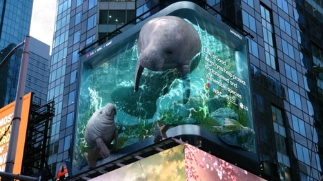 Manatee-Spotlighting 3D Billboard Displays