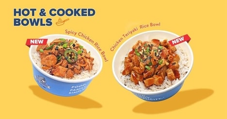 Chicken-Packed Rice Bowls