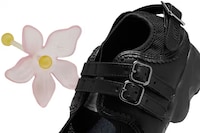 Buckled Leather Split-Toe Footwear Image 2