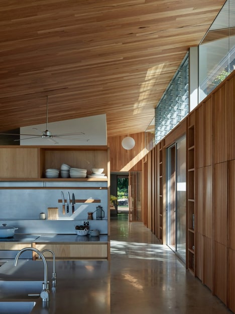 External Walkway Pavilion-Style Homes