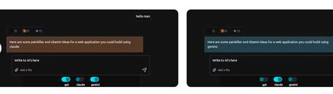 Multi-AI Interaction Applications