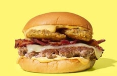 Meaty Fried Pickle Burgers